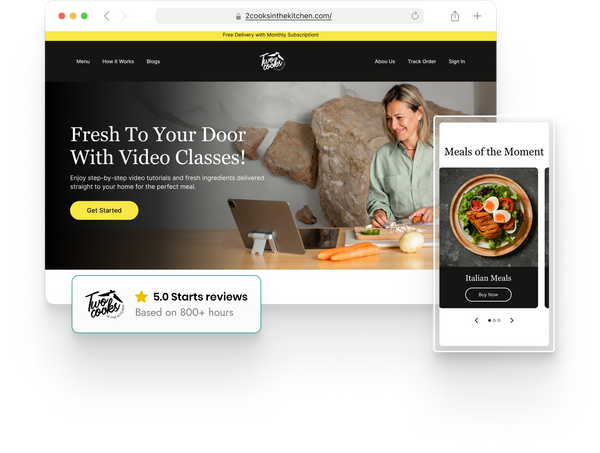 2 cooks in the kitchen