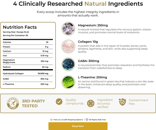 Ingredient Breakdown — Thirdzy mobile section